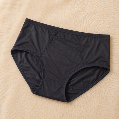 Women's Classic Black High-Waist Panty – Comfortable Everyday Essential"