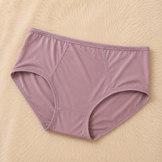 Women's Classic  Mauve High-Waist Panty – Comfortable Everyday Essential"