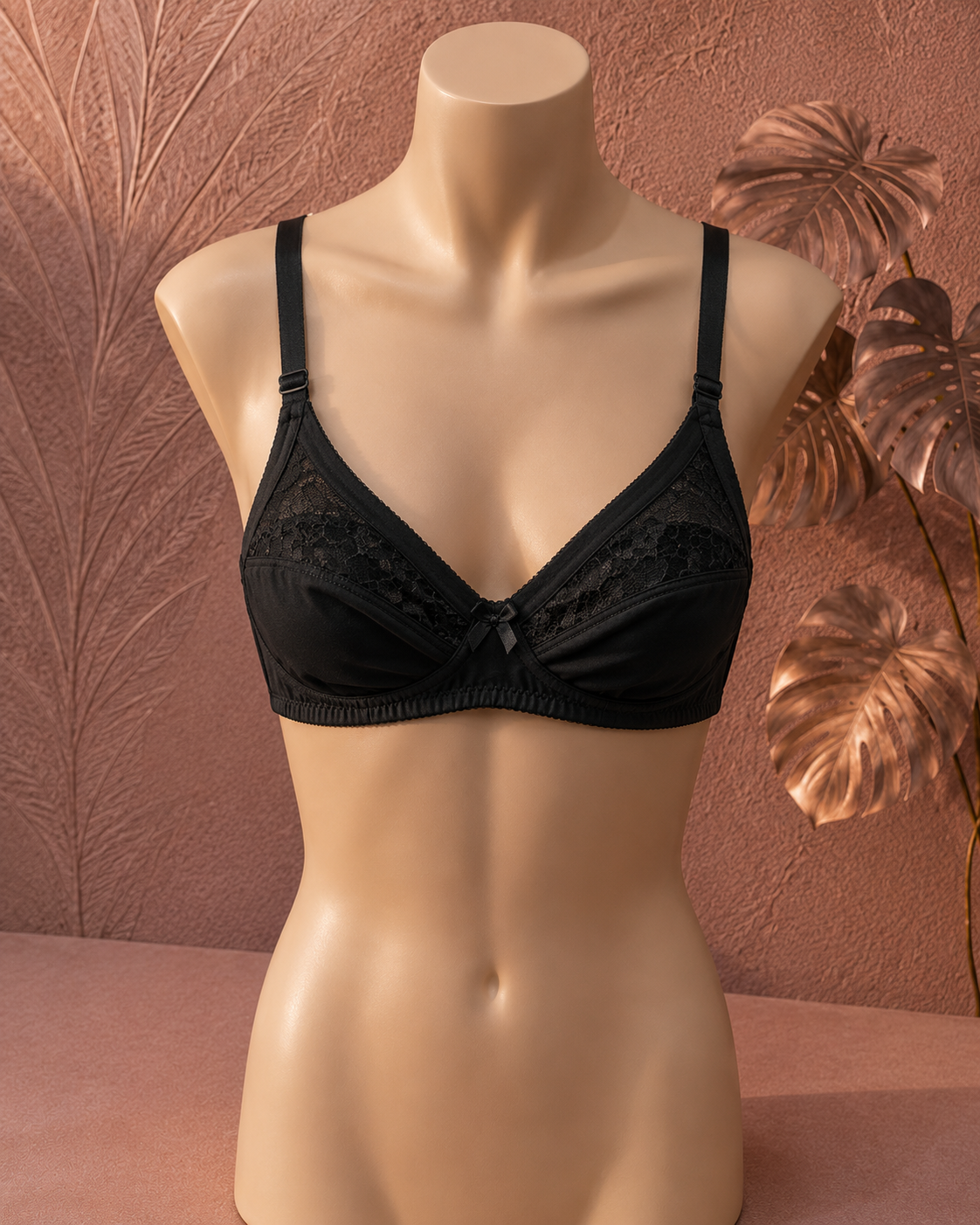 Women's Everyday Comfort Lace Bra black