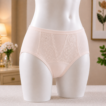 Floral Detailing light skin  Panty – Soft & Breathable Everyday Underwear"