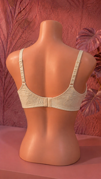 Elegant skin  Embroidered Everyday Comfort Bra